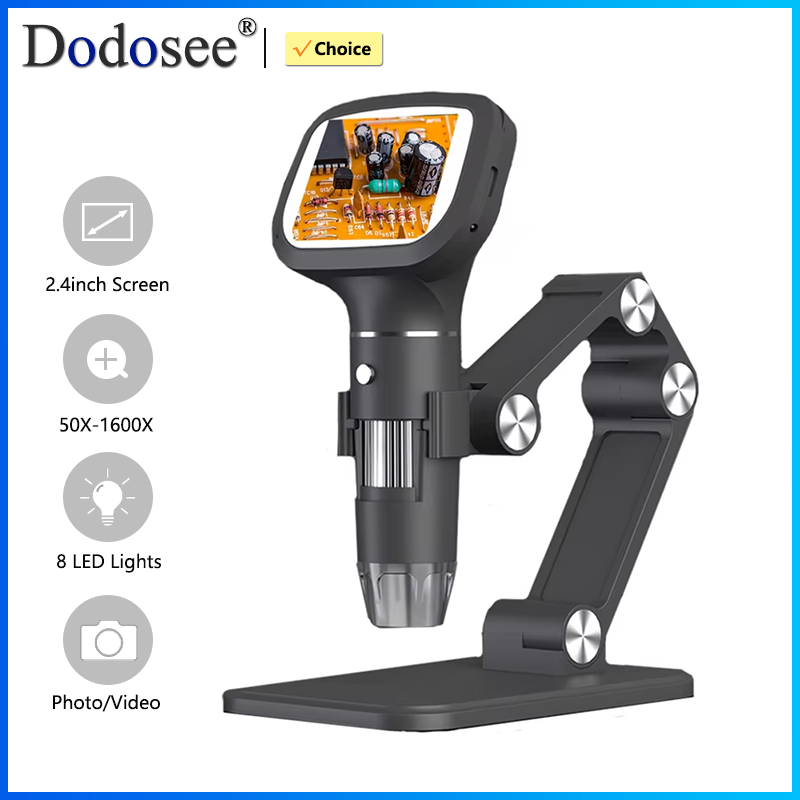 Digital Magnifier Reading - Dodosee 2.4 Inch Digital Microscope 1600X