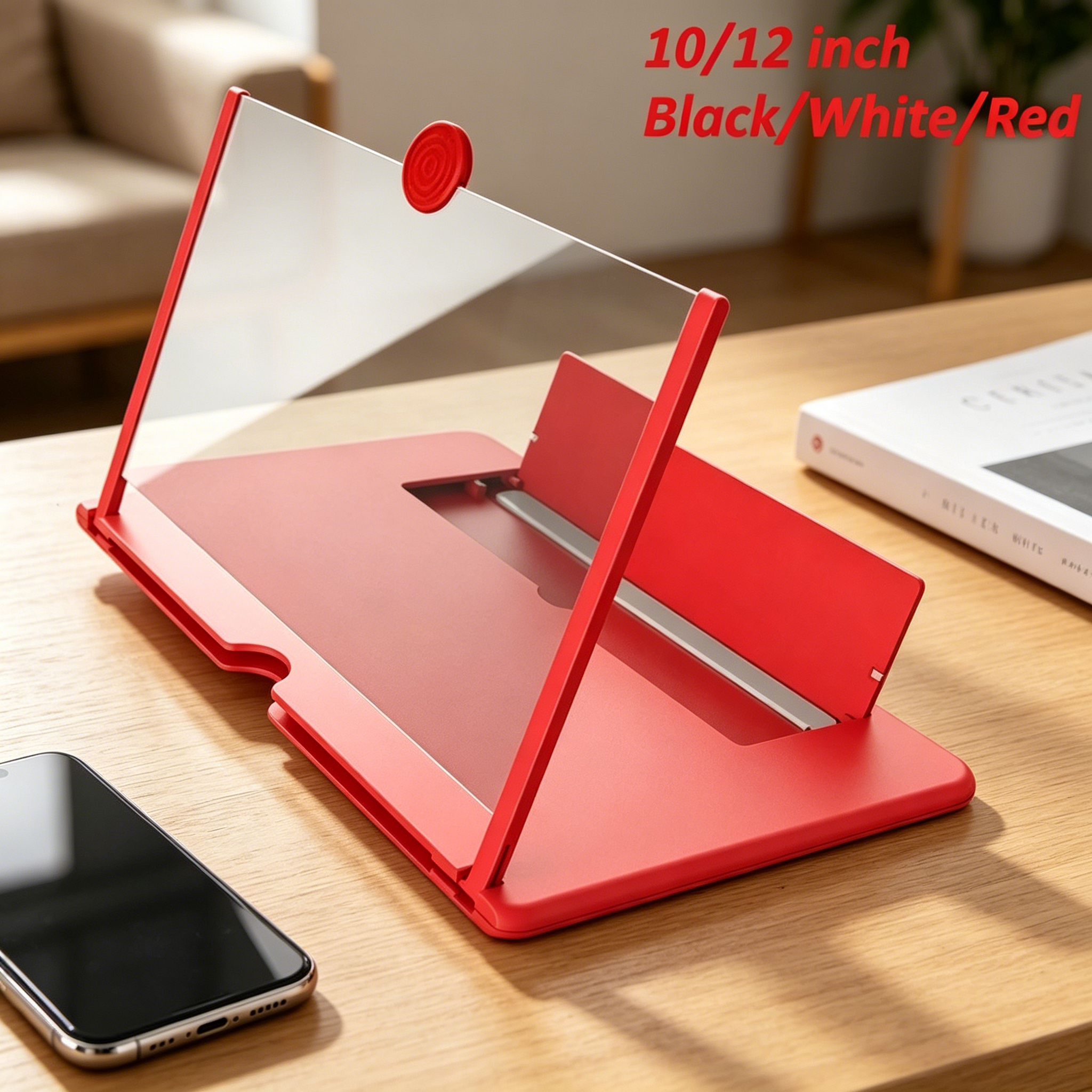 Digital Magnifier Reading - 10/12 inch HD Mobile Phone Screen