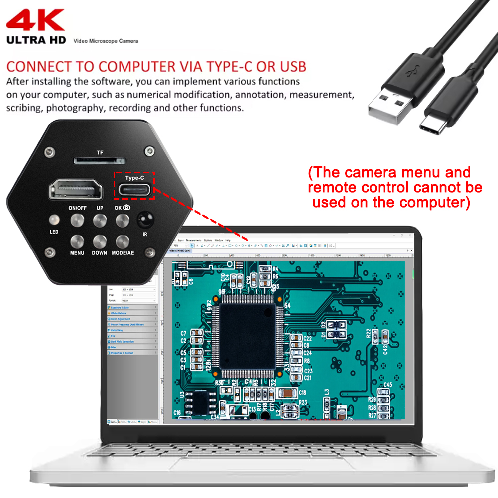 4K Digital Microscope 48MP Mic - Digital Magnifier Reading recensione e prezzo