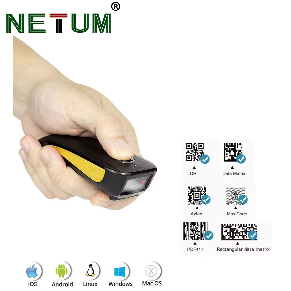 NETUM C750 Bluetooth 2D Barcod - Barcode Scanner Wireless recensione e prezzo