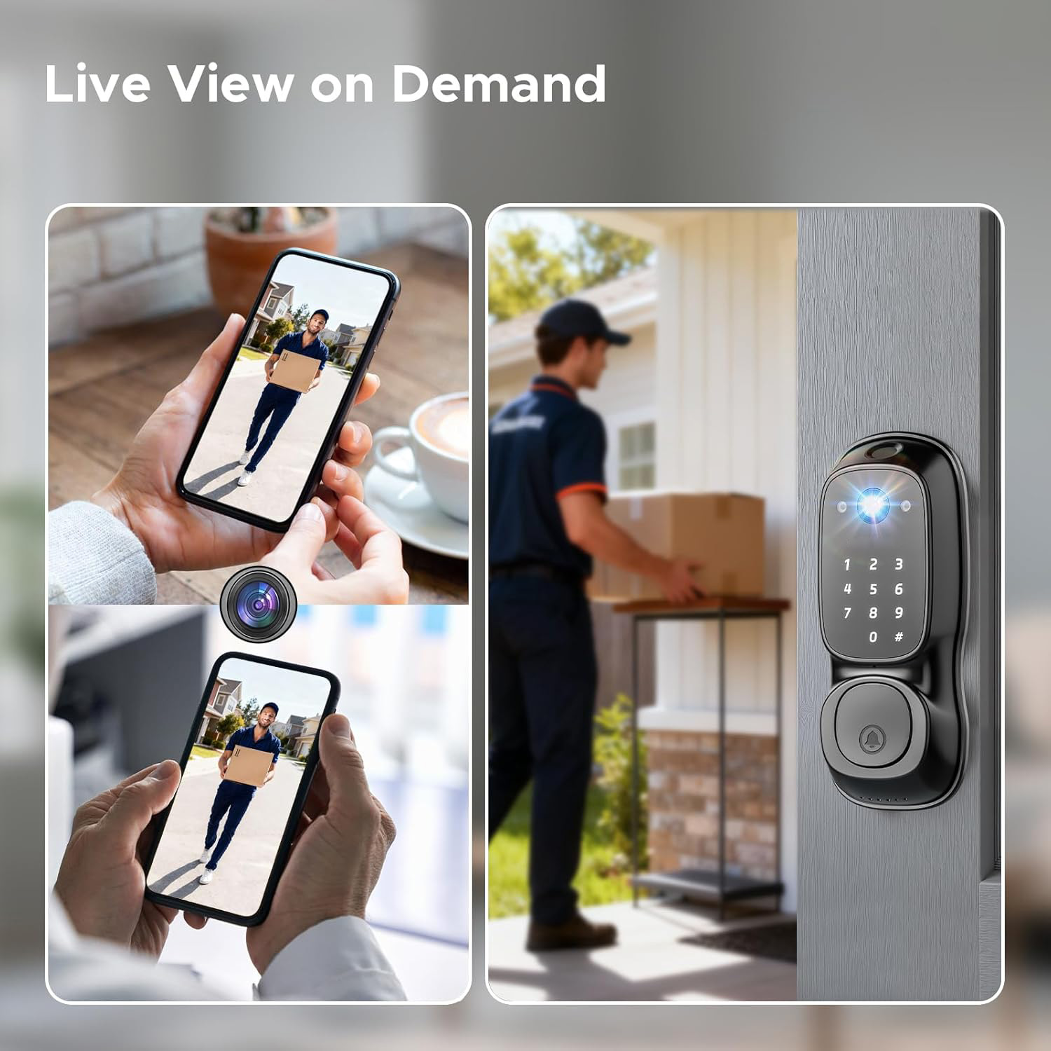 Tuya Wifi Smart Door Lock ‎Cam - Electronics & Gadgets Icon recensione e prezzo
