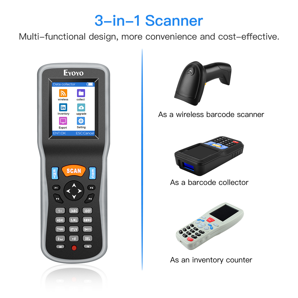 Eyoyo 1D Wireless Barcode Scan - Barcode Scanner Wireless recensione e prezzo