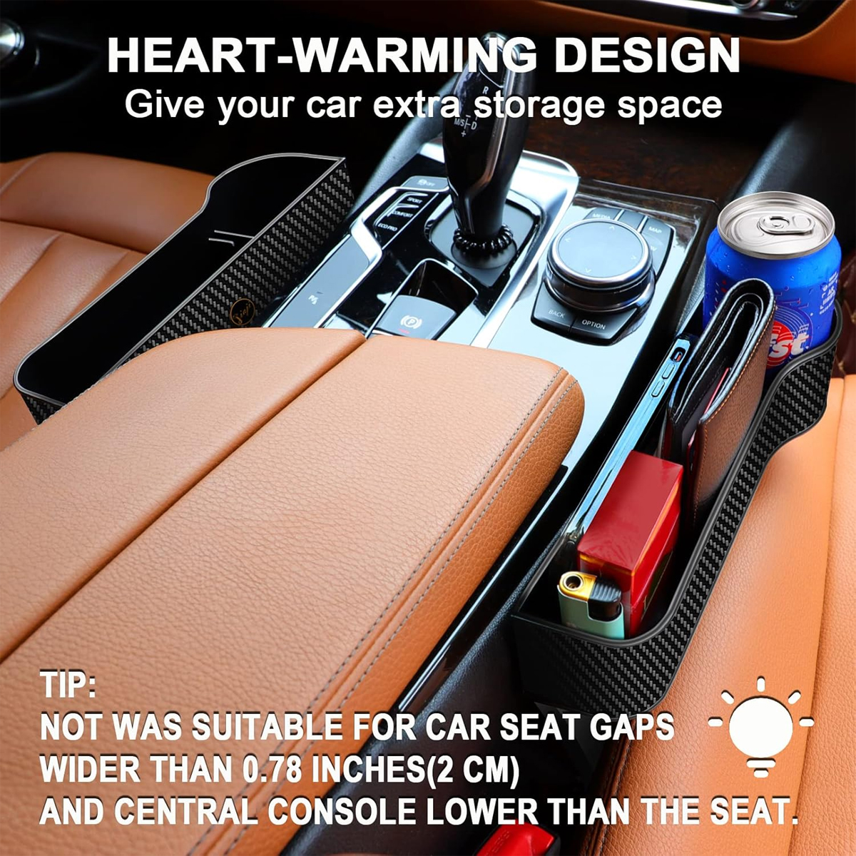 Car Seat Gap Storage Box, Mult - Mobile Electronics Gadgets recensione e prezzo