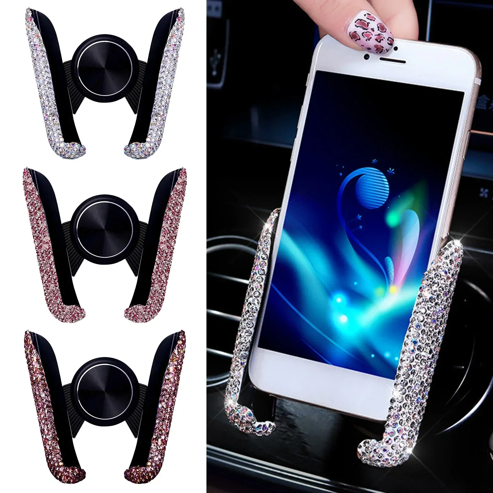 NEW Car Phone Holder Diamond C - Mobile Electronics Gadgets recensione e prezzo