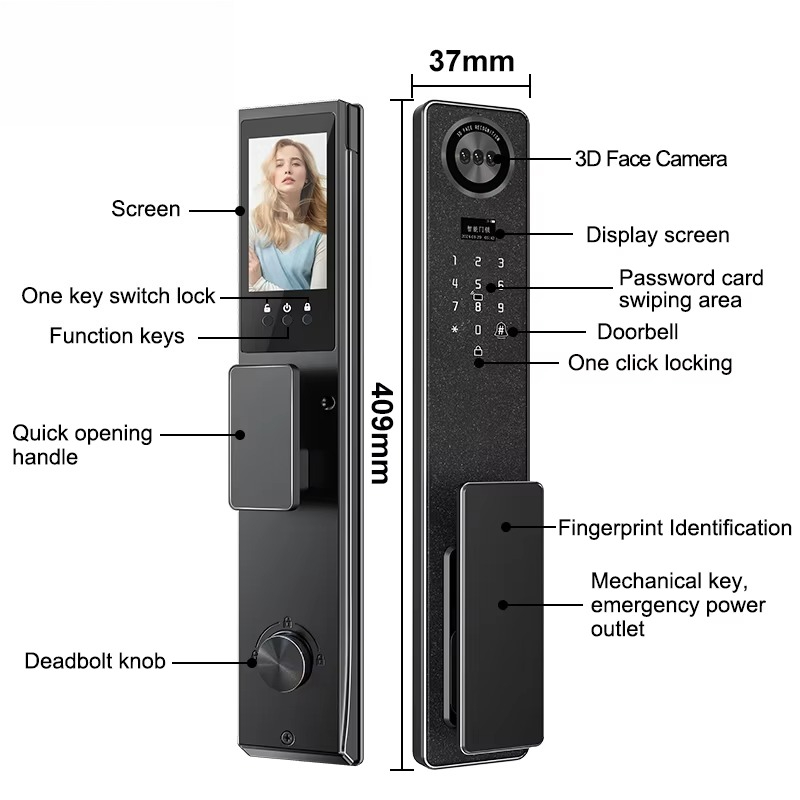 Tuya WiFi Smart Door Lock, Hom - Electronics & Gadgets Icon recensione e prezzo