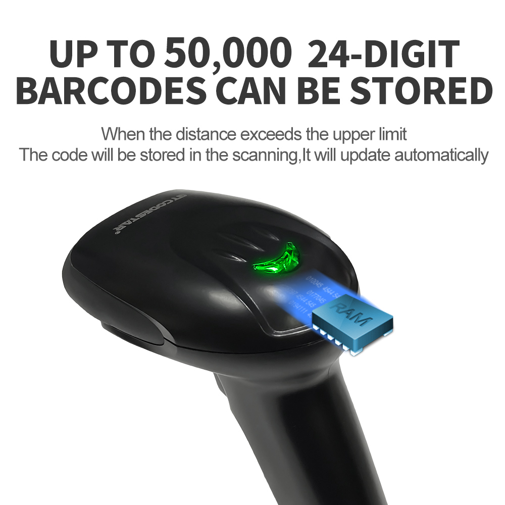 GTCODESTAR QR Wireless 1D 2D B - Barcode Scanner Wireless recensione e prezzo