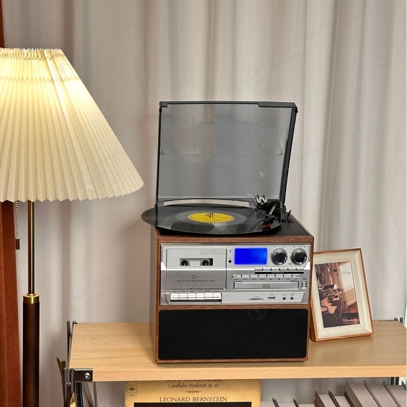 Retro Vinyl CD All-in-one Mach - Bluetooth Speaker Waterproof recensione e prezzo