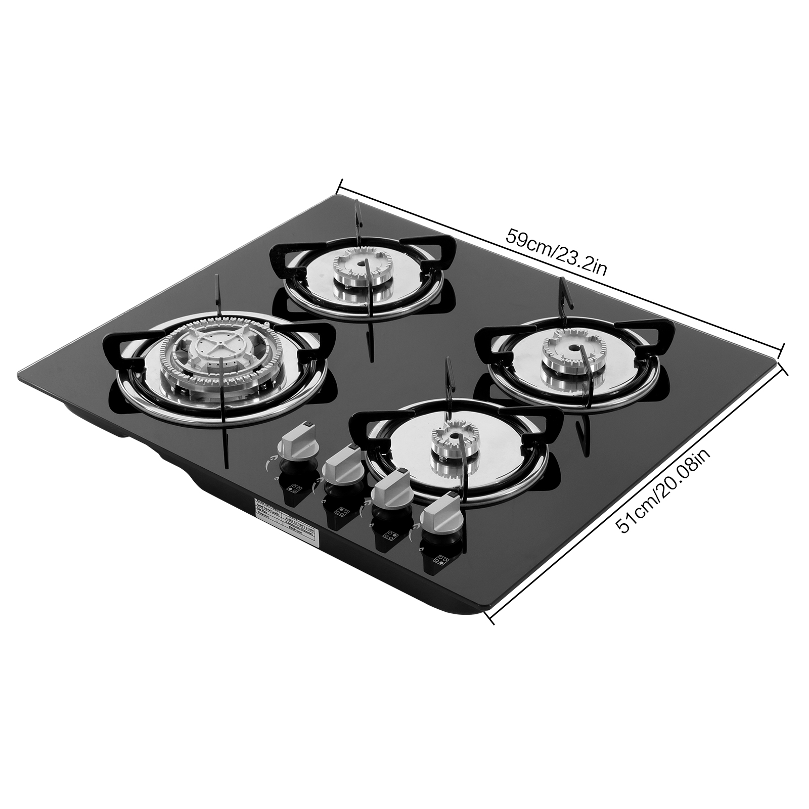 Built-in 4-Burner Gas Cooktop  - Electronics & Gadgets Icon recensione e prezzo