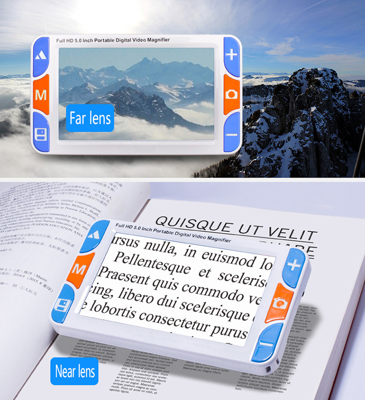 RS500S 5 Inch Low Vision Aid R - Digital Magnifier Reading recensione e prezzo