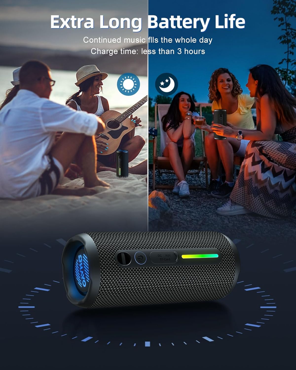 KEMIMOTO UTV 800w Deep Bass Bl - Bluetooth Speaker Waterproof recensione e prezzo