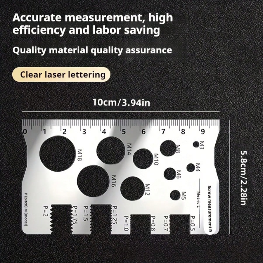 Solid Metal Screw Bolt Caliper - Electronics & Gadgets Icon recensione e prezzo