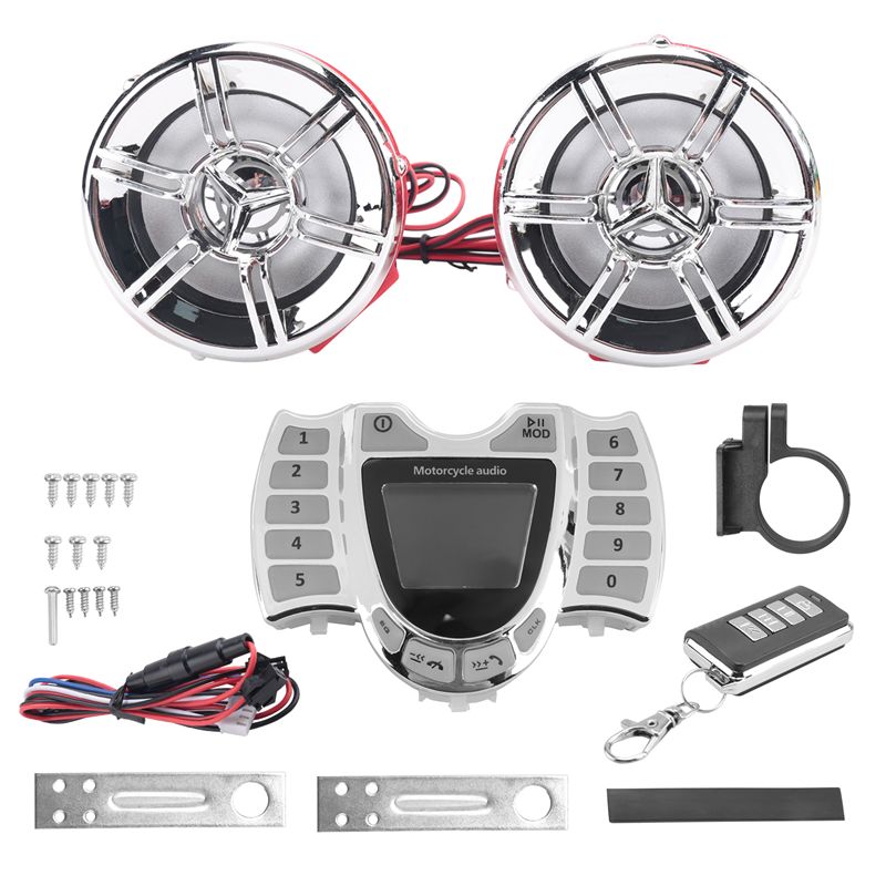 Motorcycle Audio Stereo Speake - Bluetooth Speaker Waterproof recensione e prezzo